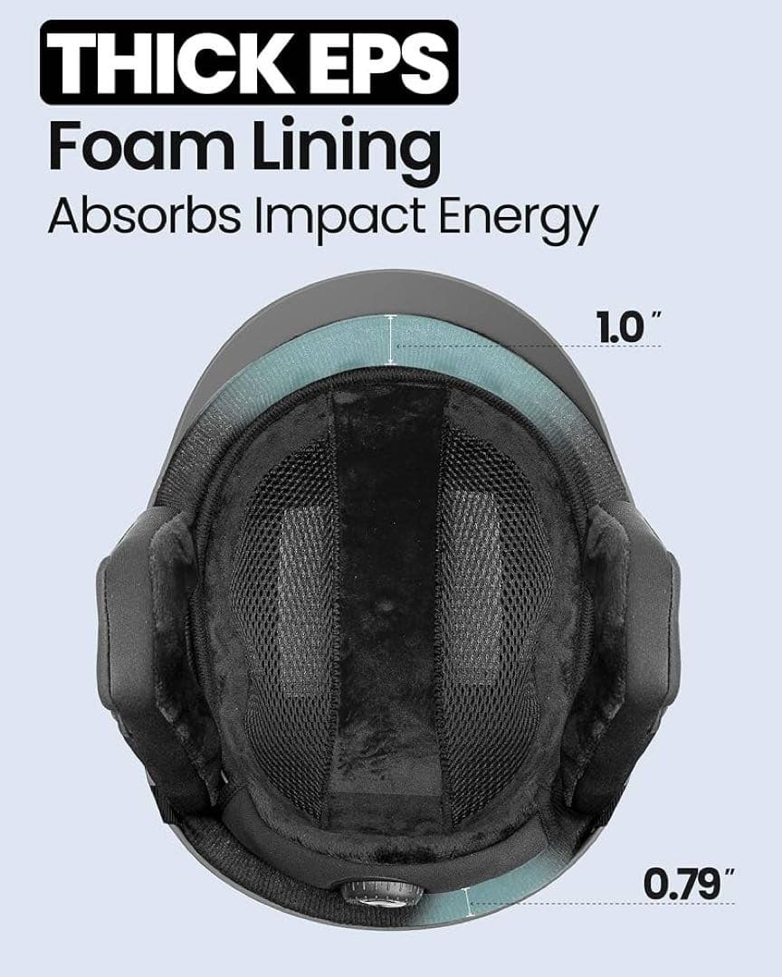 ✳️ OutdoorMaster スキーヘルメット スノーボードヘルメット S