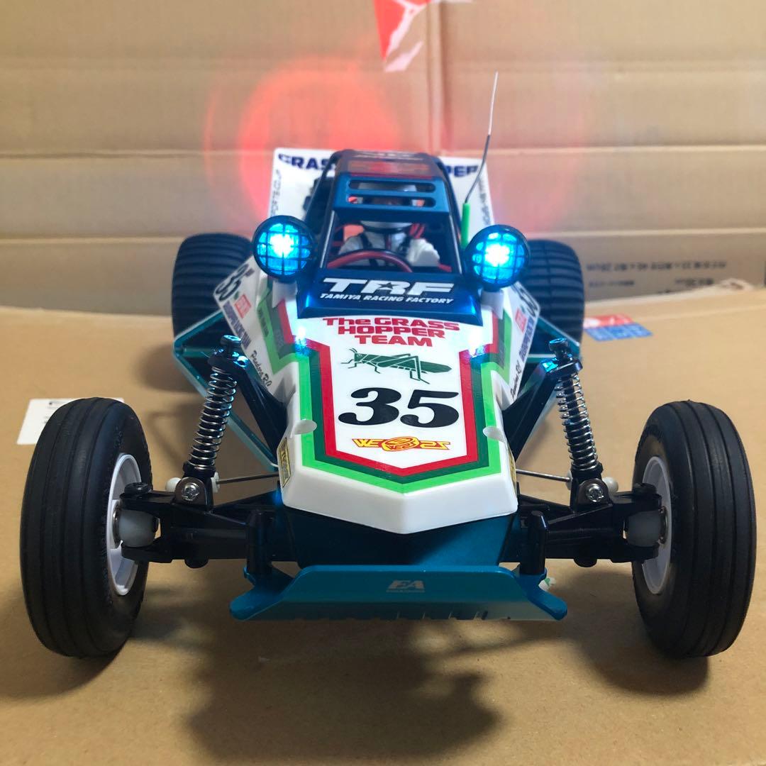 タミヤ RC グラスホッパー(復刻版) メカ付フルセット LED 完成品 未走行