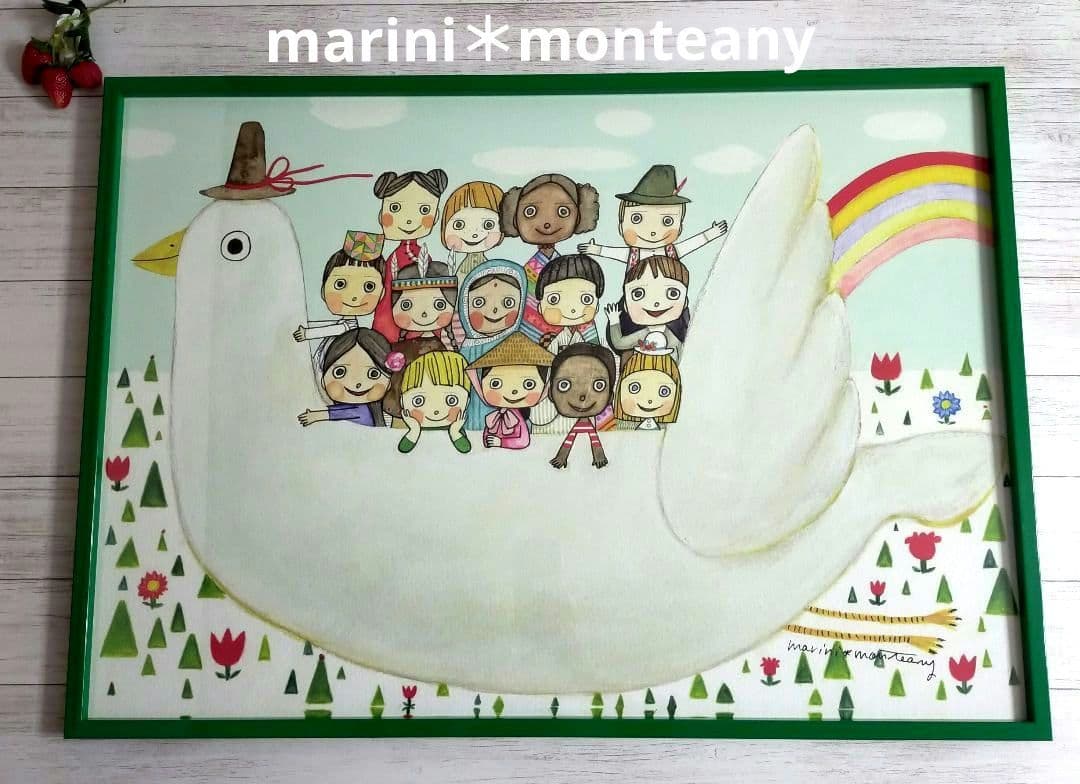 マリーニ・モンティーニ　版画　大判サイズ53.5×75cm