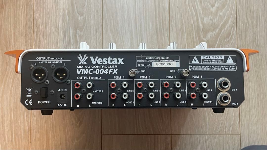 【音出確認済•希少】VESTAX VMC-004 FX/純正アダプター付