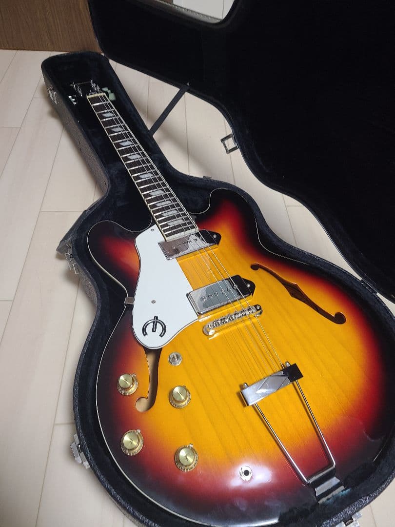 Epiphone Casino-LH VC サンバースト ハードケース付き