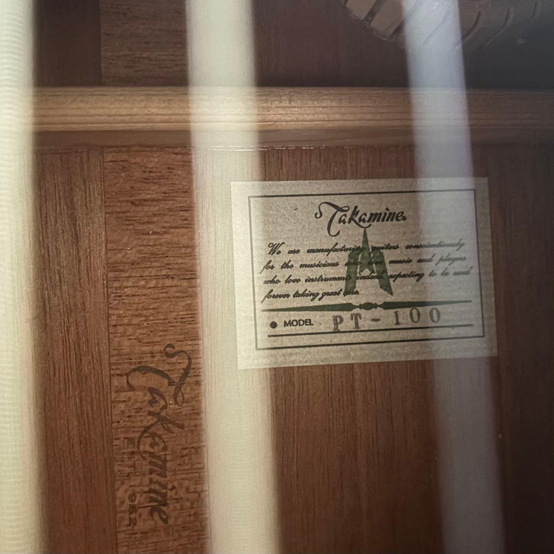 【ヒヒダルマ】takamine 【PT-100】エレアコギター