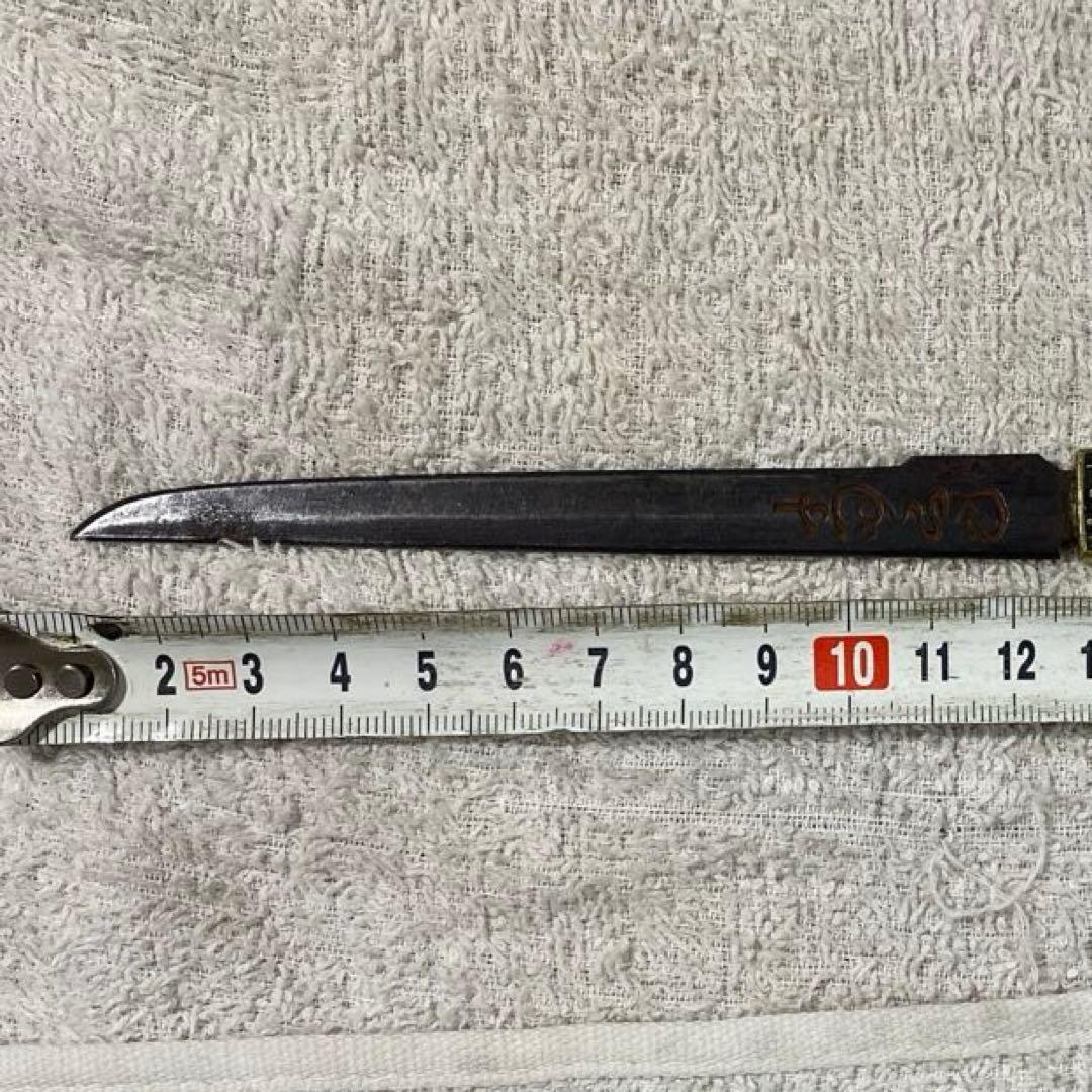 B-42 小柄『合戦ノ図』　金象嵌 武具 刀装具 日本刀 美術品　工芸品　時代物