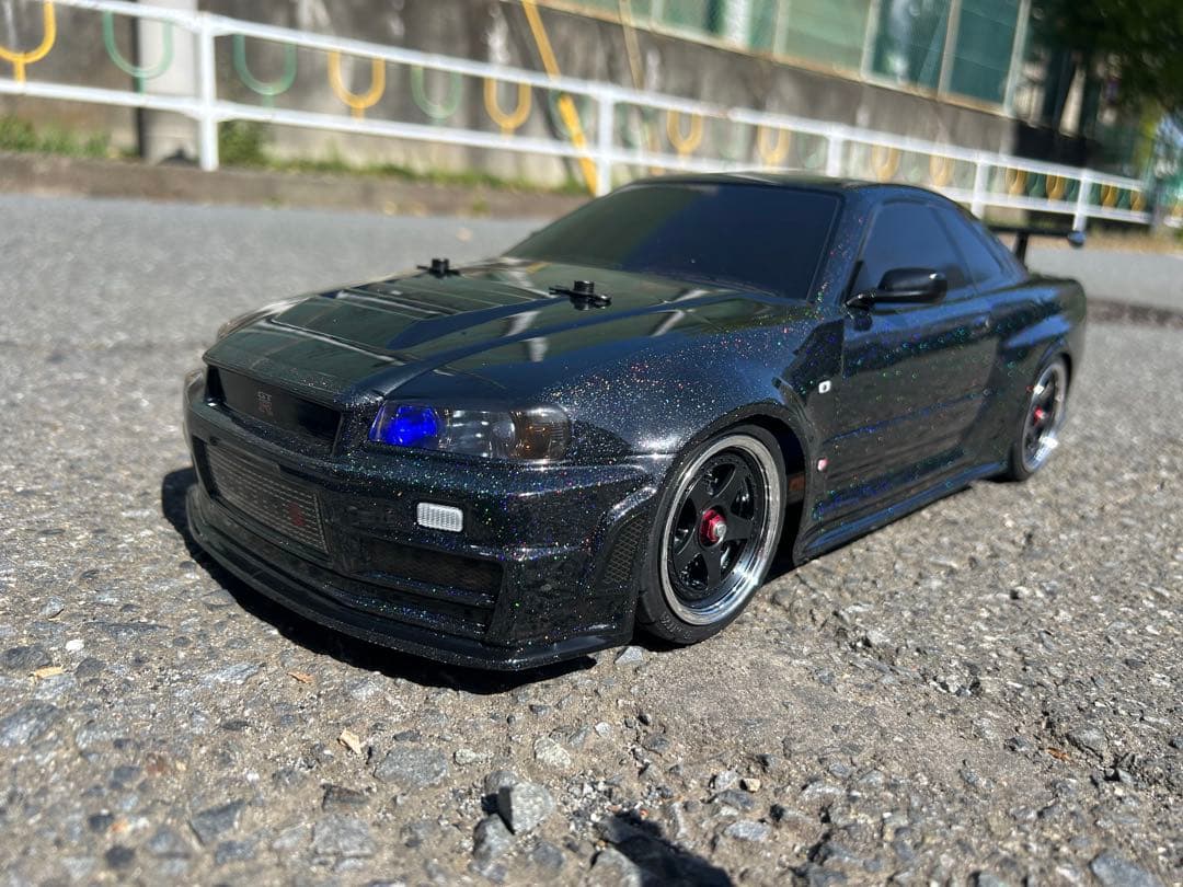 タミヤ　GT-R34 tt-02シャーシ　フルセット