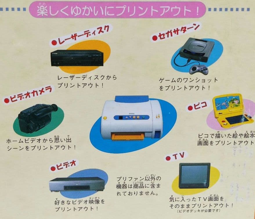 【中古・美品】セガ SEGA プリファン piofun ホビープリンター