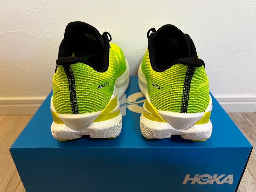 美品HOKA マッハX3 MACH X 3 27.5㎝