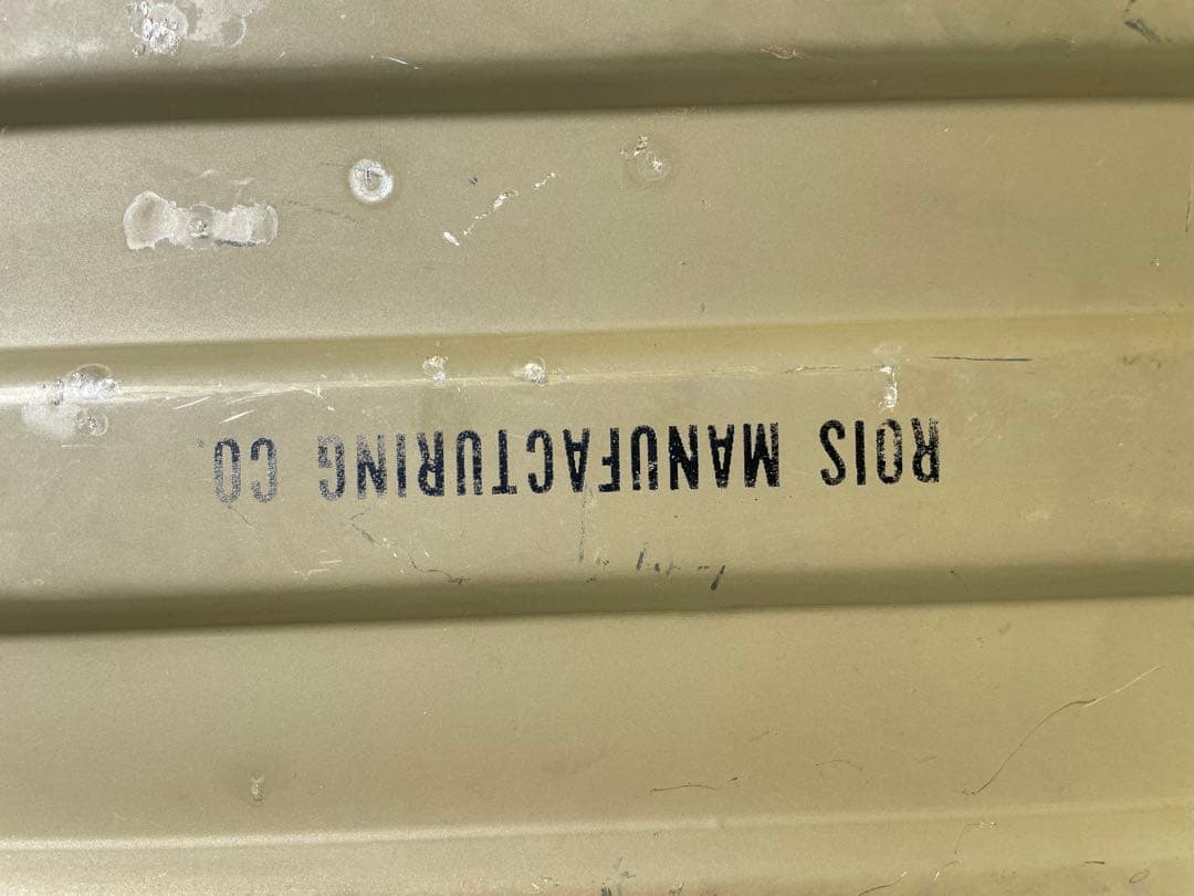 アルミコンテナ　米軍？　ヴィンテージ　アメリカ