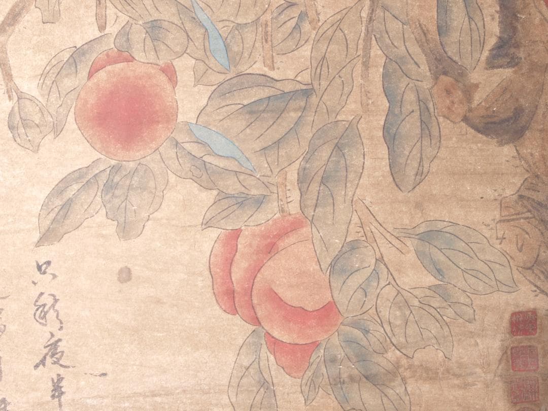 人物図 中国林春　明時代 肉筆保證 唐物唐本　掛け軸 AK933A12-3