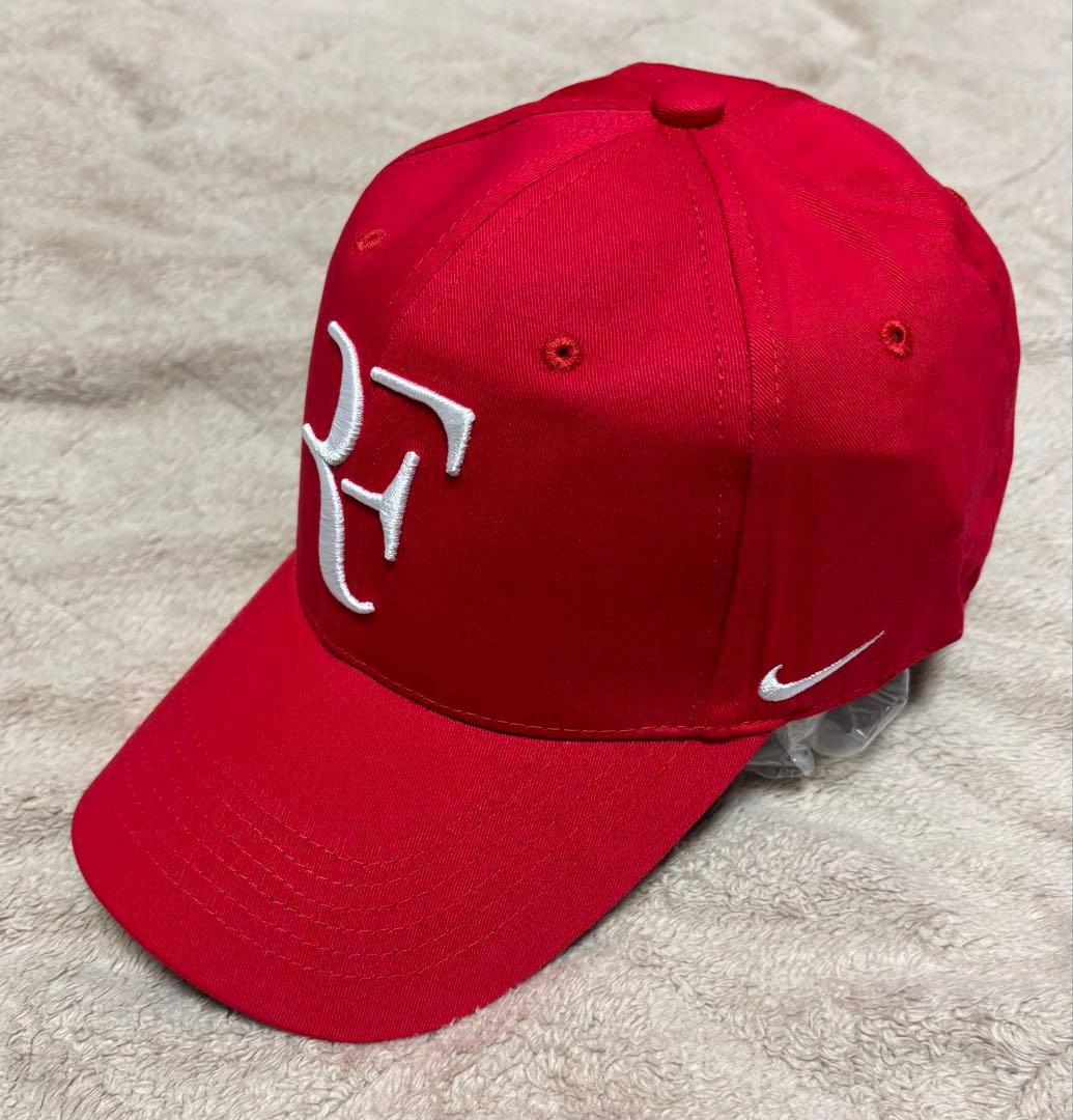 NIKE RF赤CAP ナイキ製 フェデラー【RF CAP】 RED/WHITE