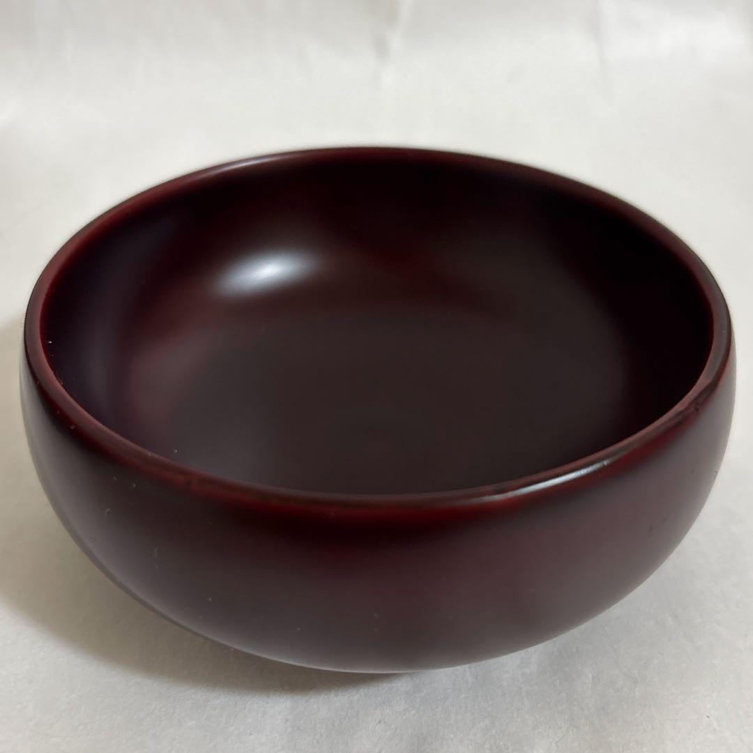 新品　未使用　￼上品上質　高級　越前漆器　祖雅堂　古代朱　福鉢　小鉢　小皿　￼