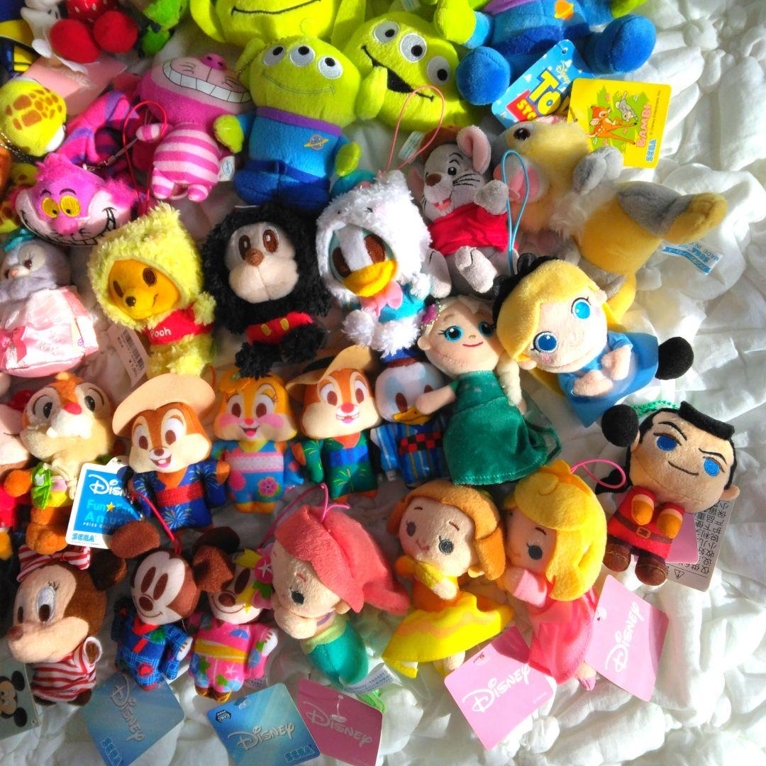 108点　まとめ売り　ディズニー　マスコット　ぬいぐるみ　キーホルダー　大量