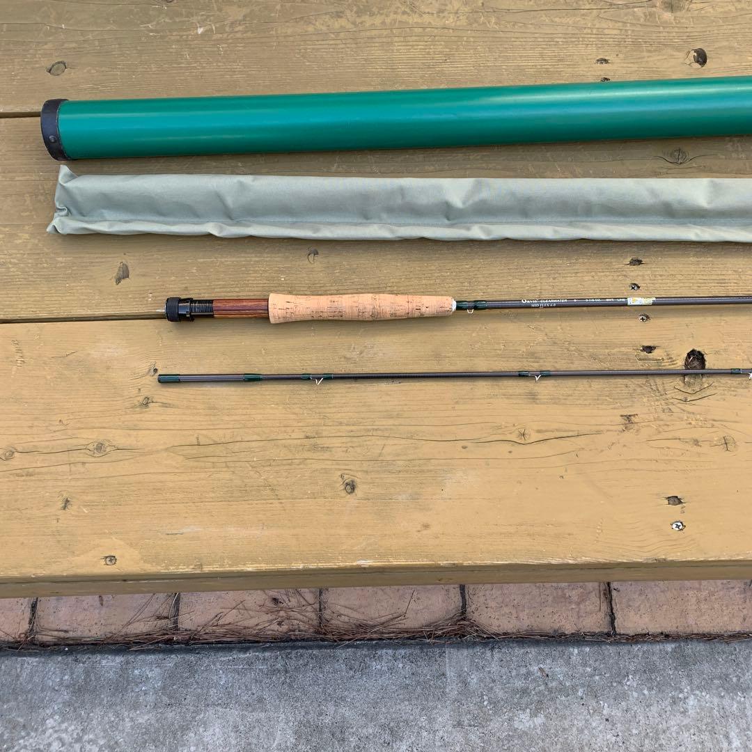 オービス#6フライロッド コルクハンドル 収納チューブ付き