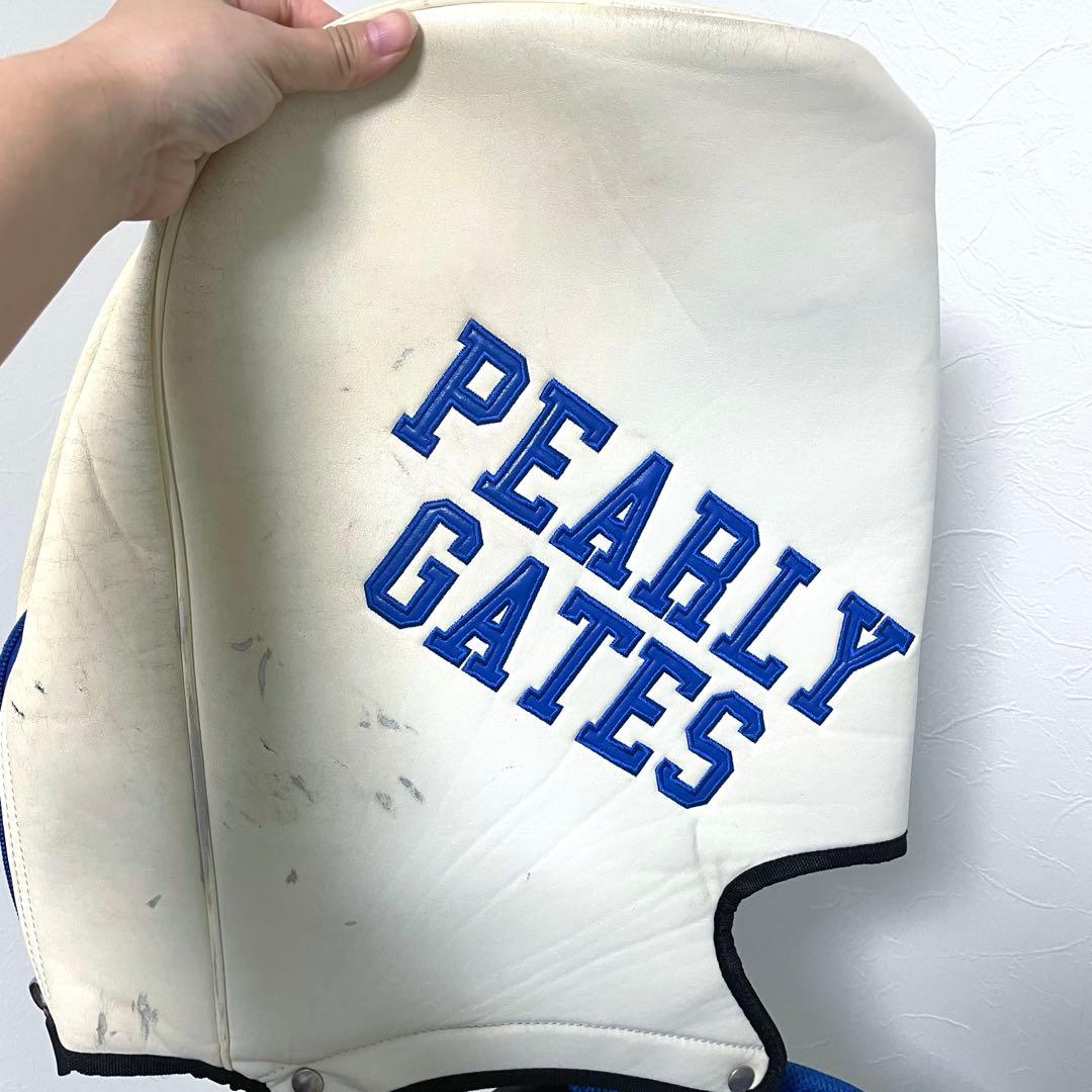 PEARLY GATES ゴルフバッグ 89 ブルーホワイト