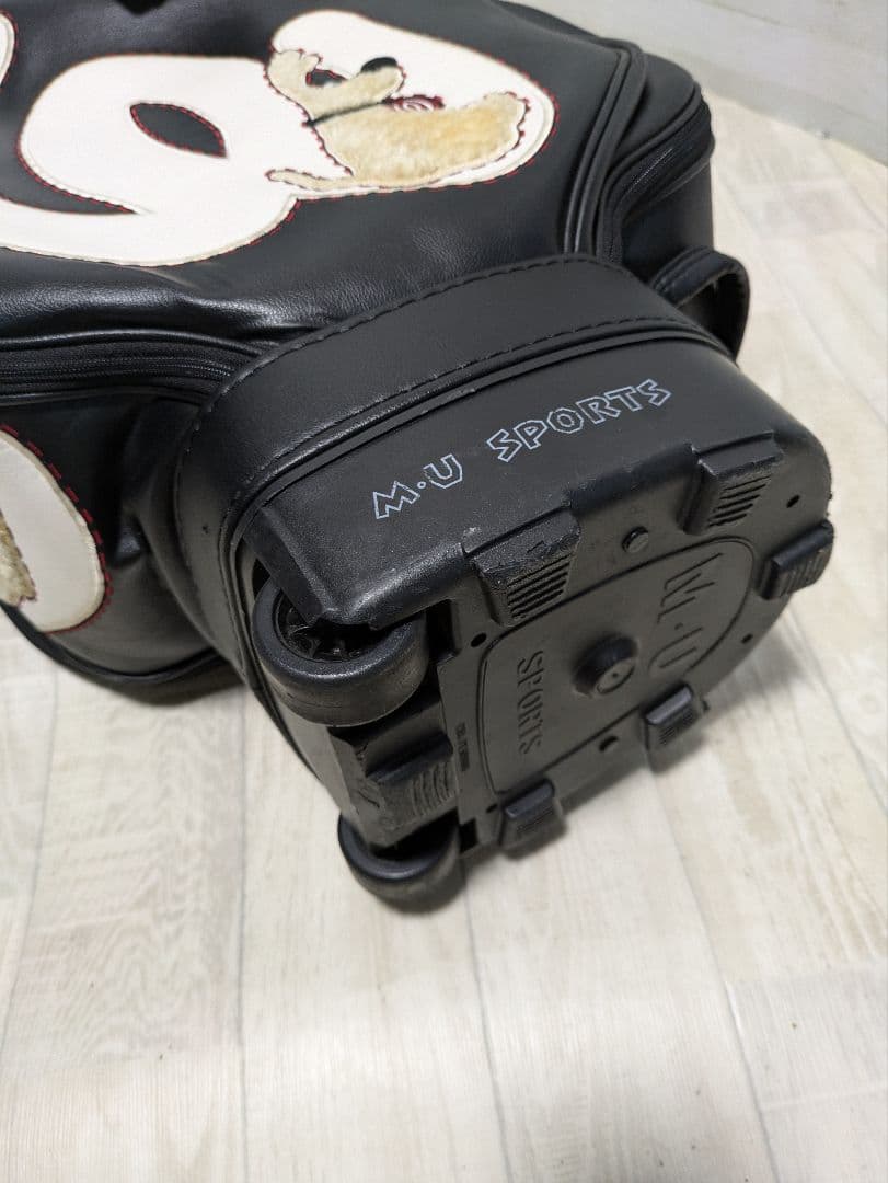 MU ミエコ ウエサコキャディバッグ キャスター付き　ゴルフバッグ