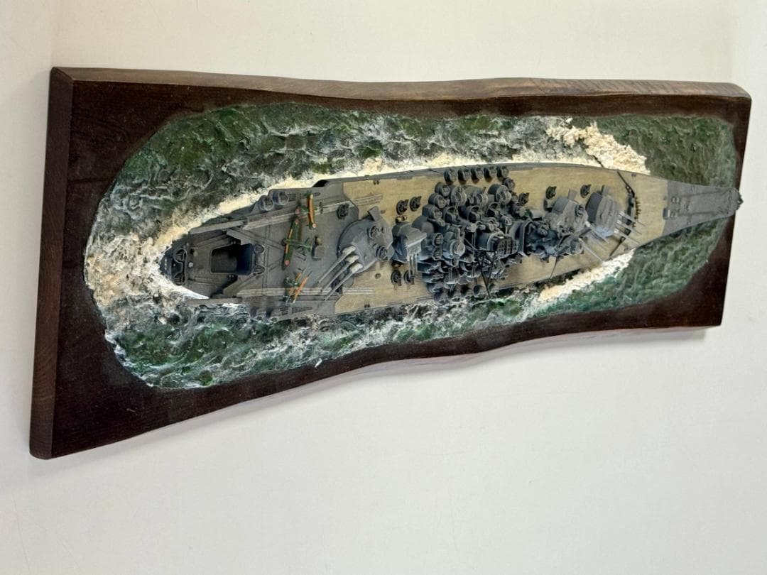戦艦大和 ヤマト YAMATO 日本海軍戦艦 ジオラマ 完成品
