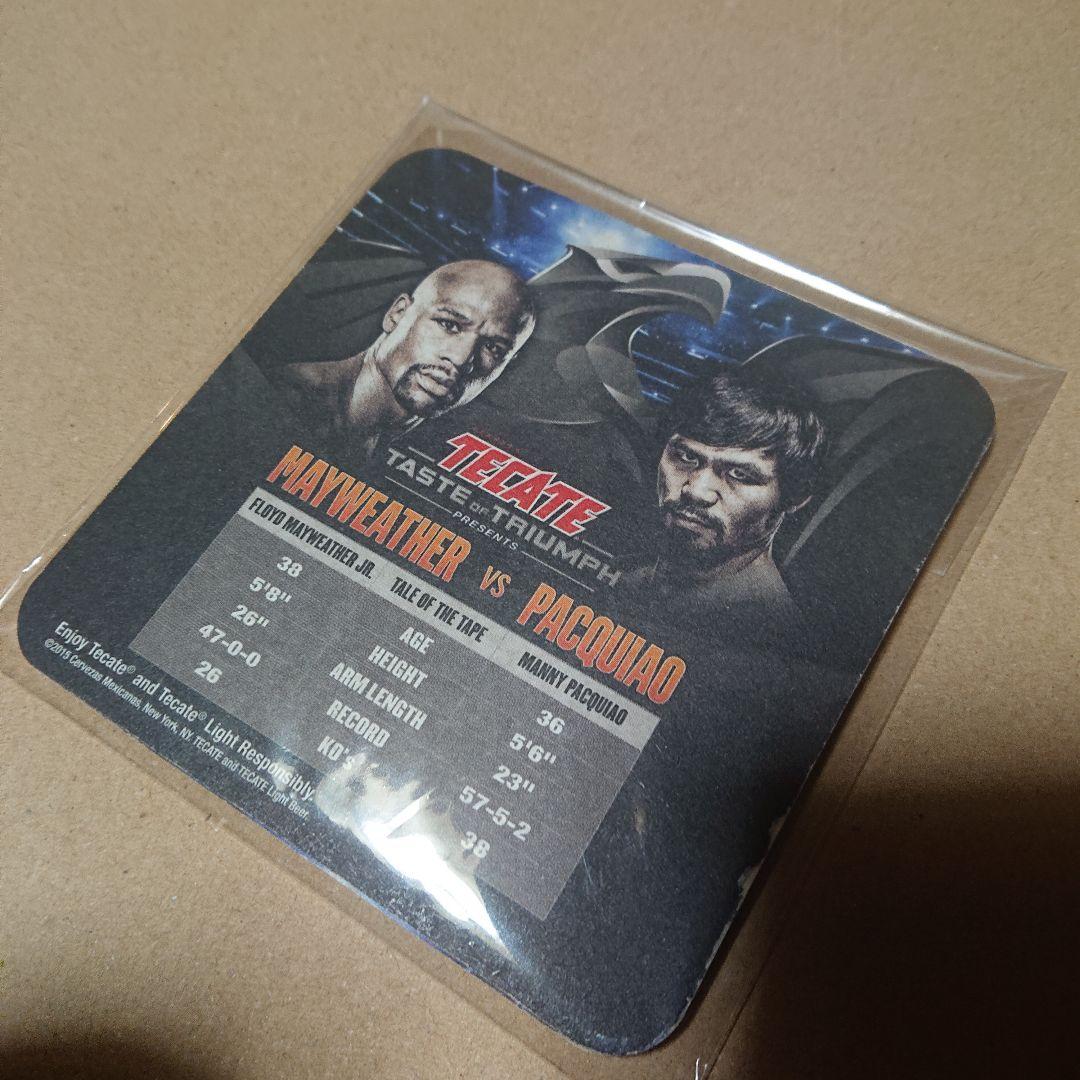 ボクシング メイウェザー×パッキャオ コースター MAYWEATHER