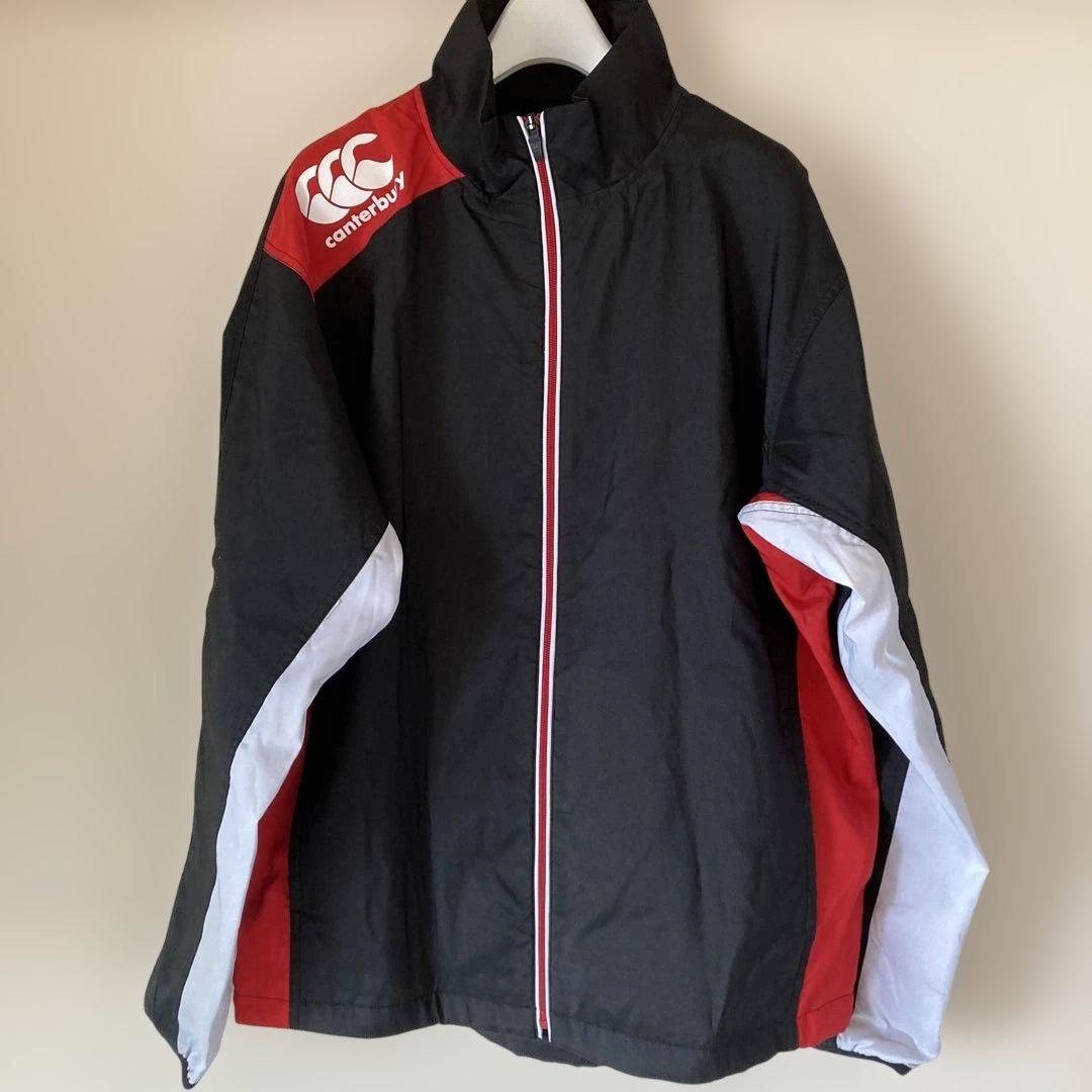 canterbury ウォームアップウェア ブラック/レッドＬサイズ