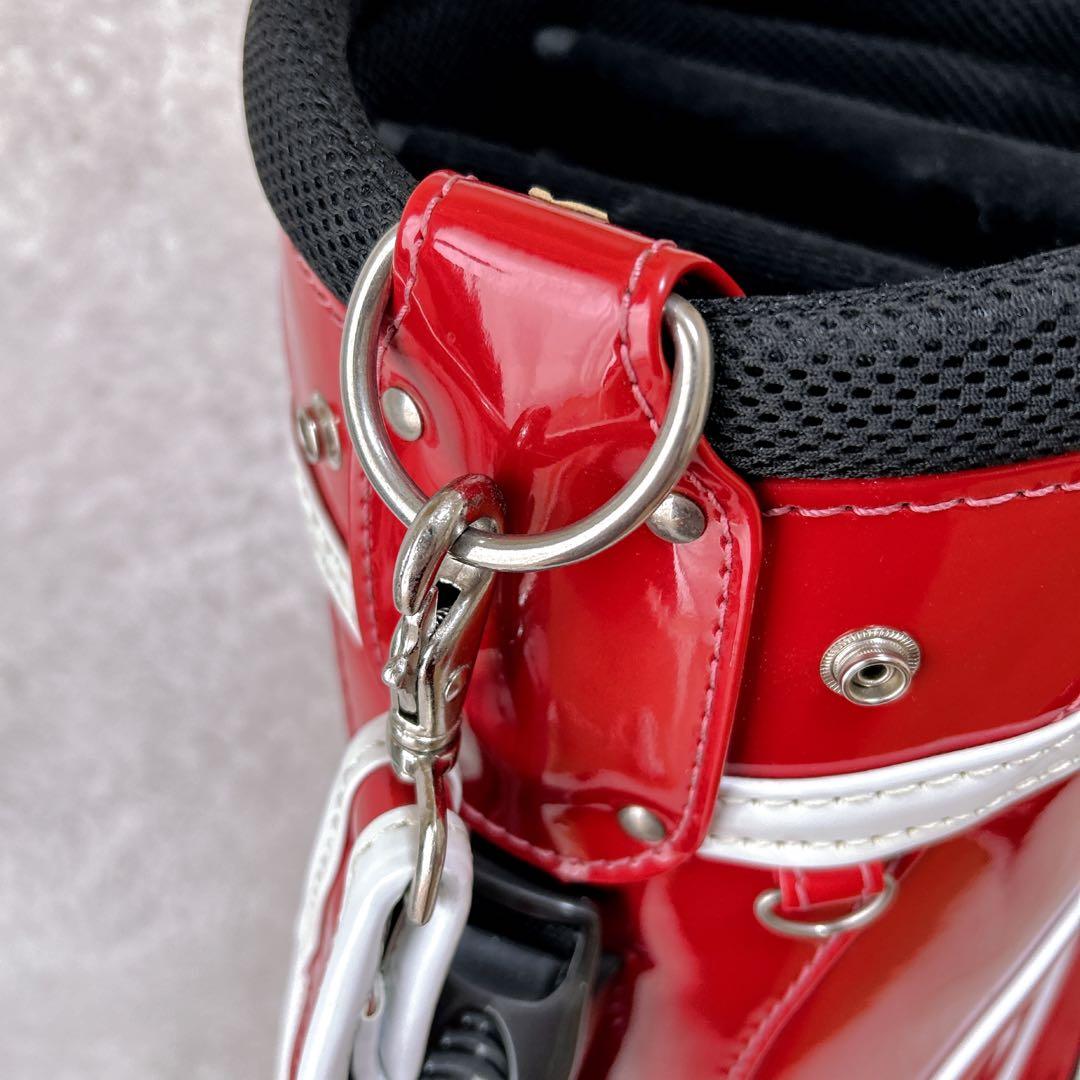 希少✨CocaCola キャディバッグ ゴルフバッグ　レッド　ロゴマーク