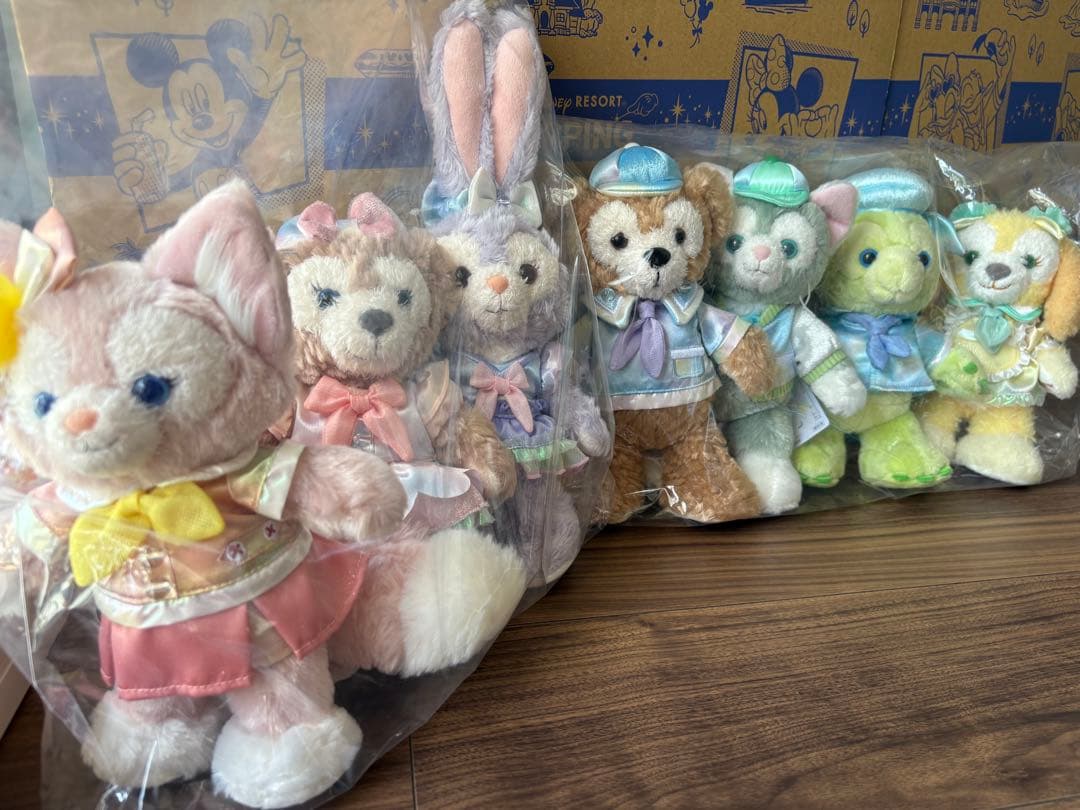 ダッフィー 20周年 カラフルハピネス バケパ ポージープラッシー①