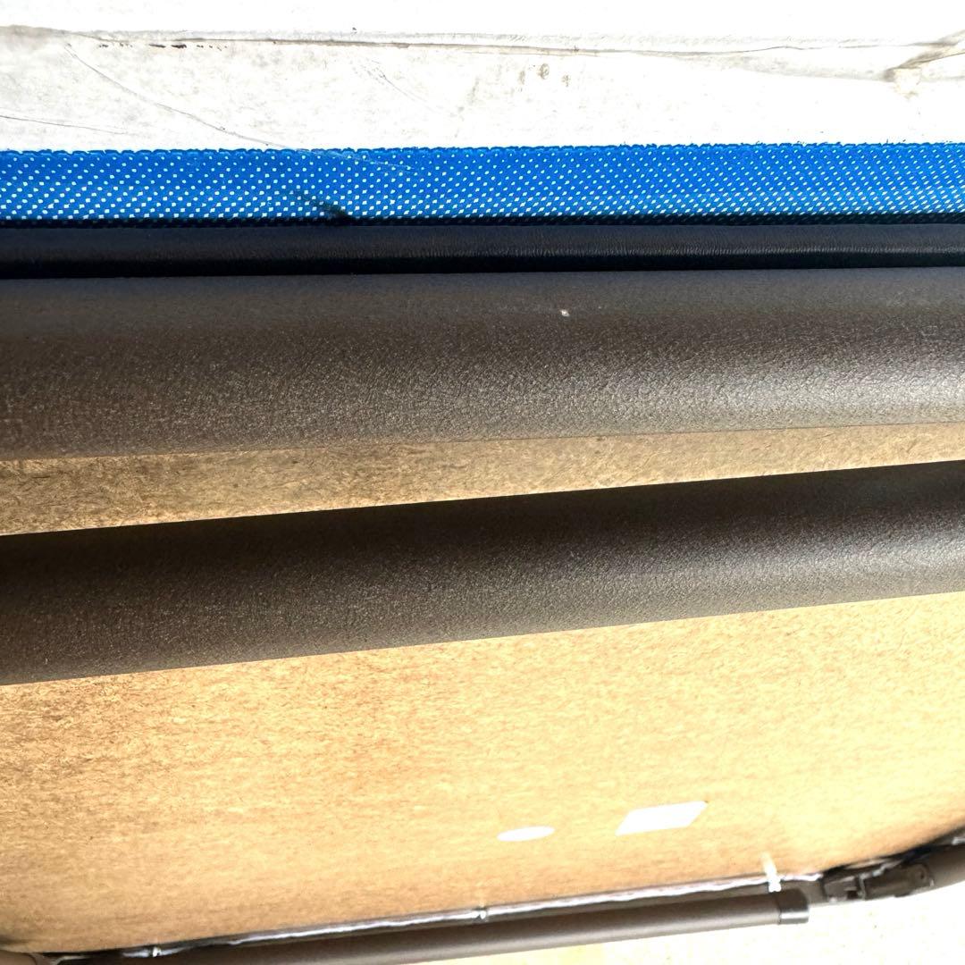 【美品】Cosco ブラウン 正方形 折りたたみテーブル 34インチ