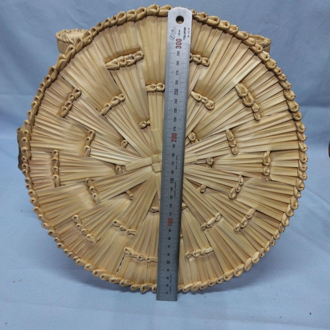 円座　茶道具 円形 33．5cm 箱付き