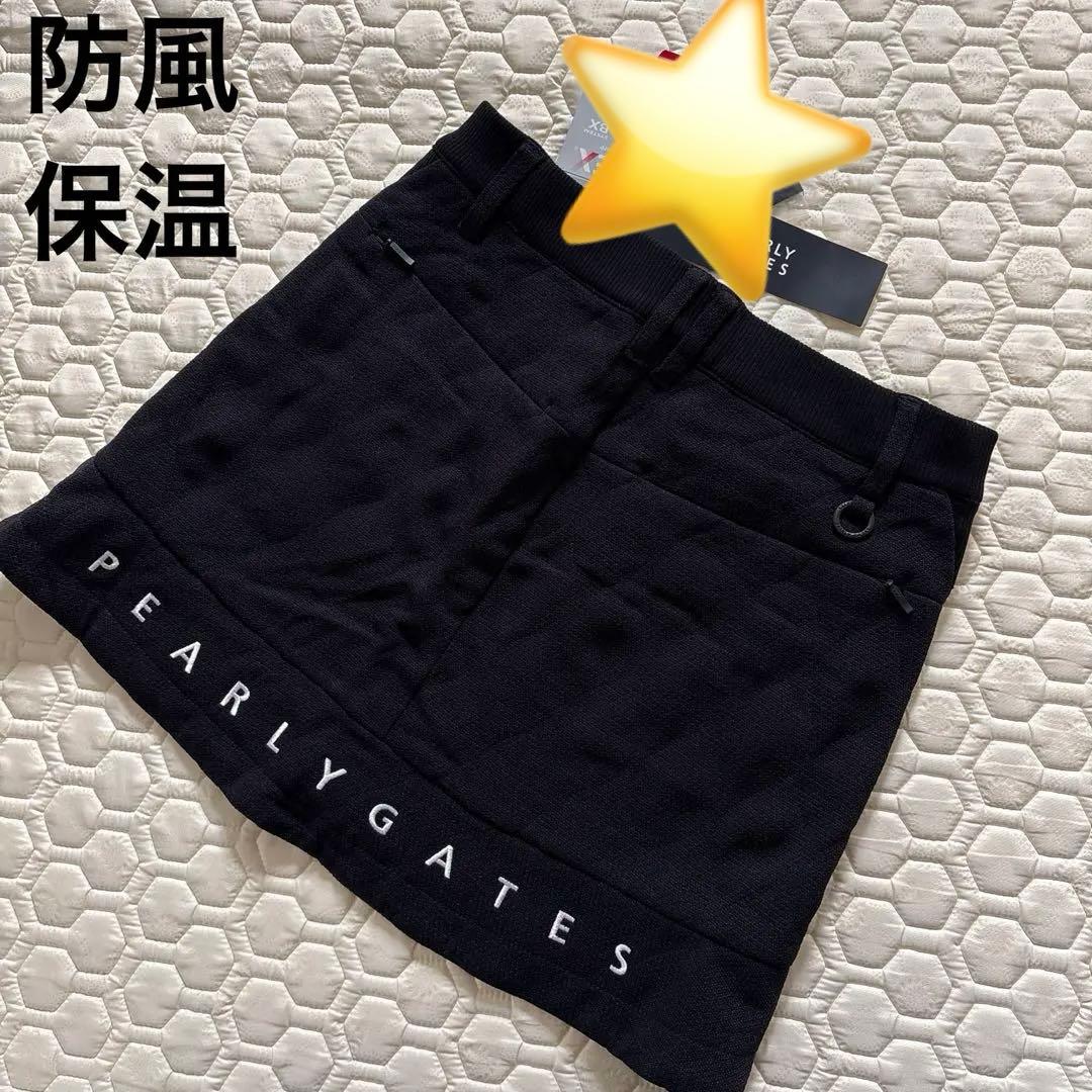 M新品定価30800円　パーリーゲイツ　レディース　高機能　秋冬防風保温スカート