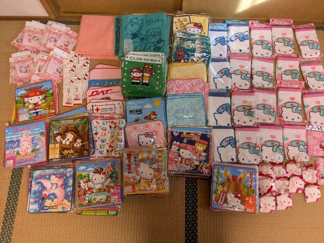 ご当地キティ　ナースキティ　ミニタオル 　企業コラボ　JRA　献血　大量約376