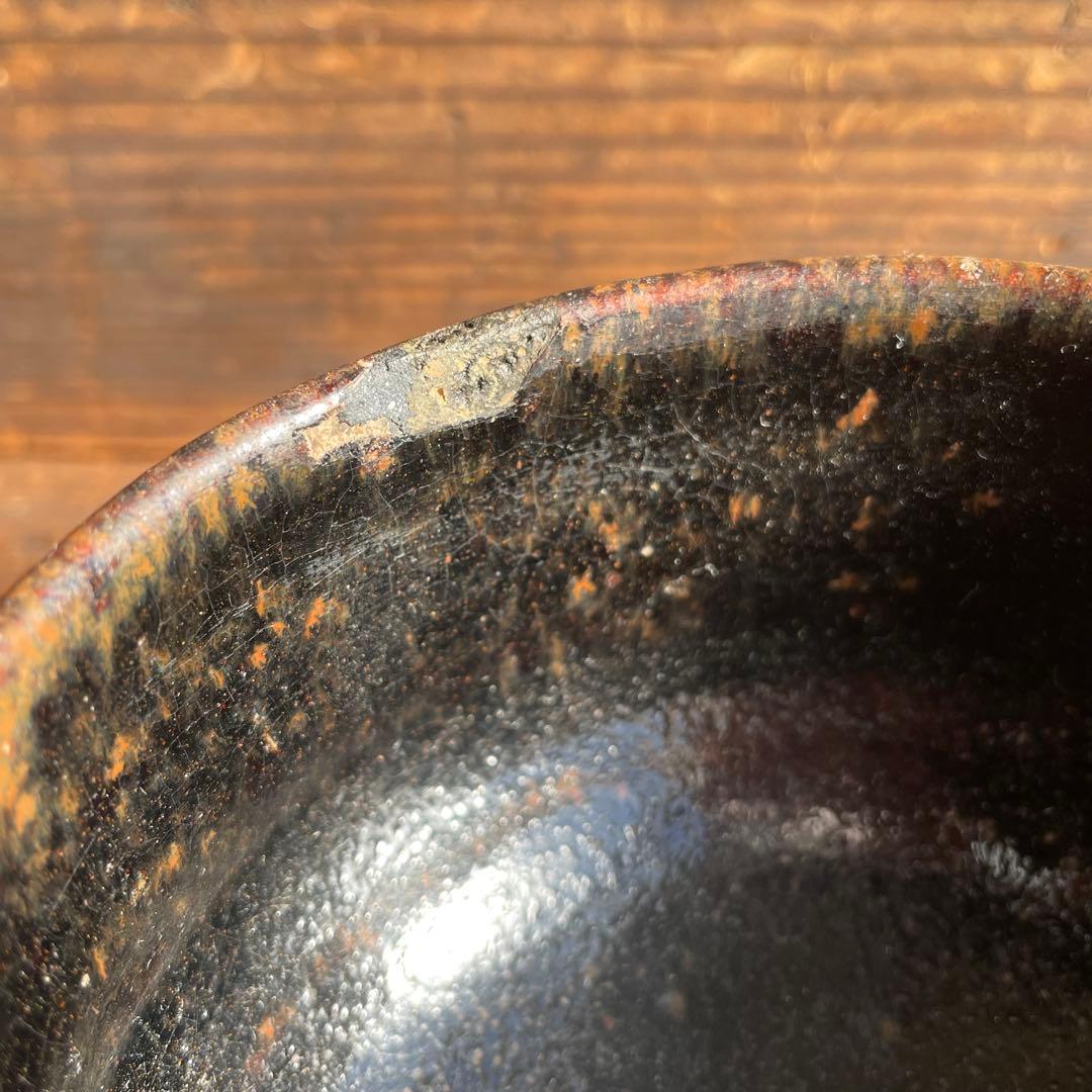 拳骨茶碗 江戸時代 18世紀 伝世品 古美濃 美濃古陶 美濃焼 骨董 古美術