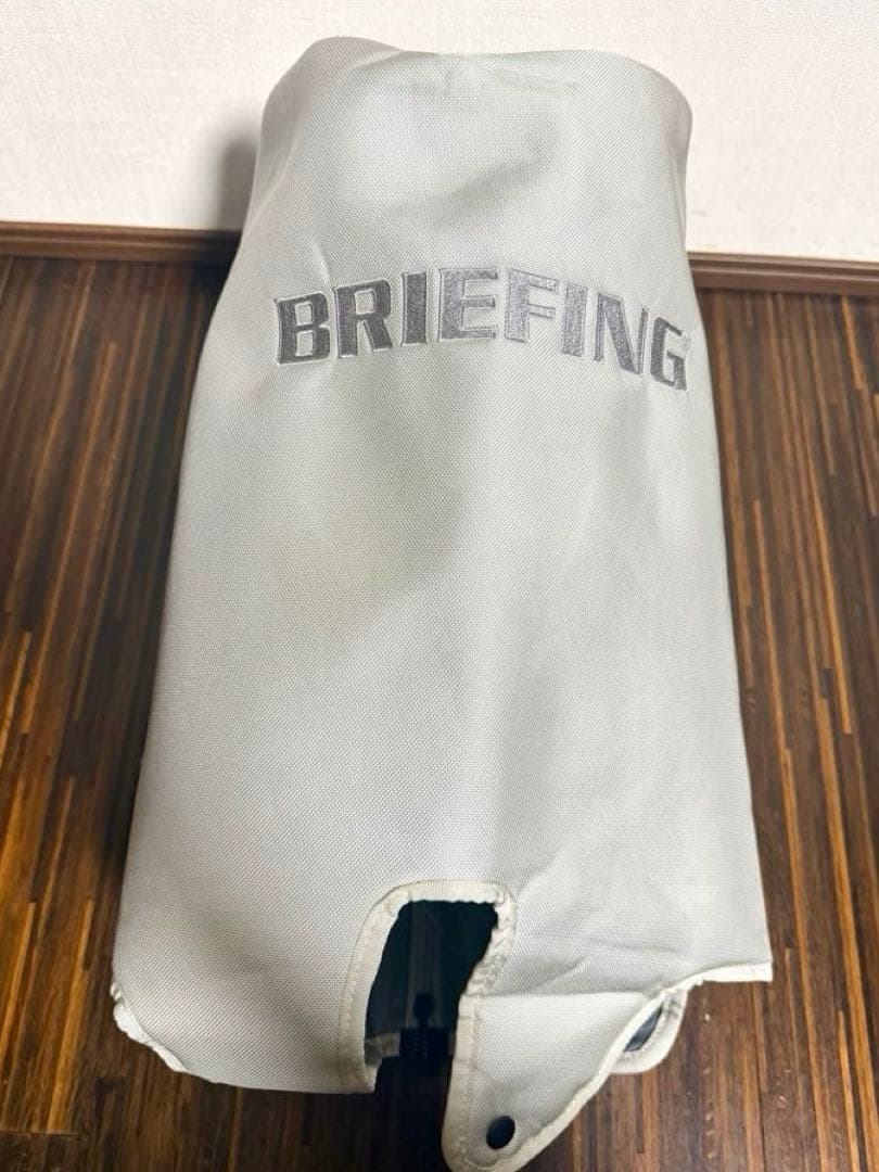 BRIEFING キャディバッグ CR-3 ホワイト シルバー ブリーフィング