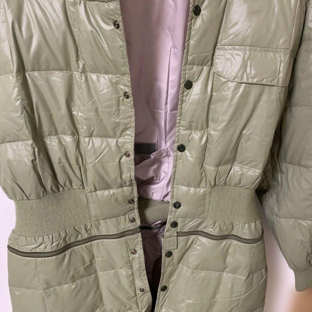 アシックス　ダウン　M スキーウェア　2way つなぎ　ジャケットジャンプスーツ