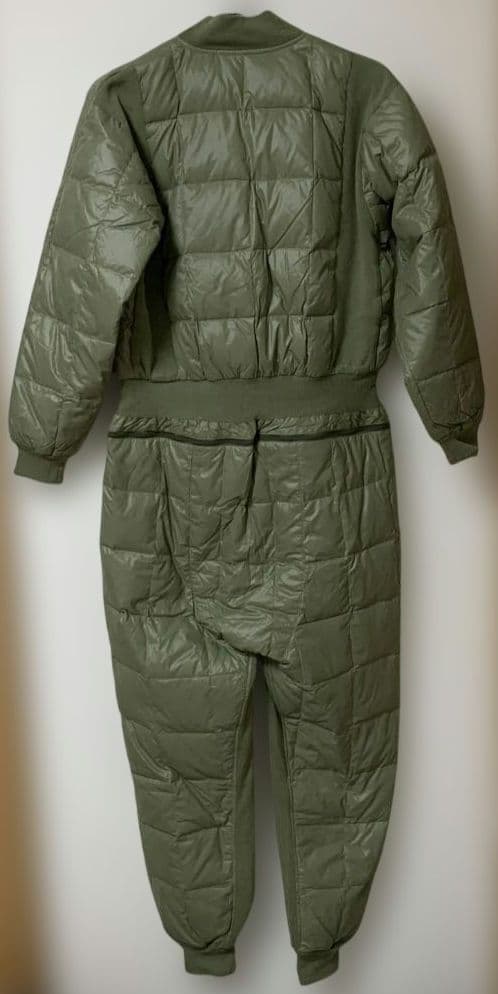 アシックス　ダウン　M スキーウェア　2way つなぎ　ジャケットジャンプスーツ