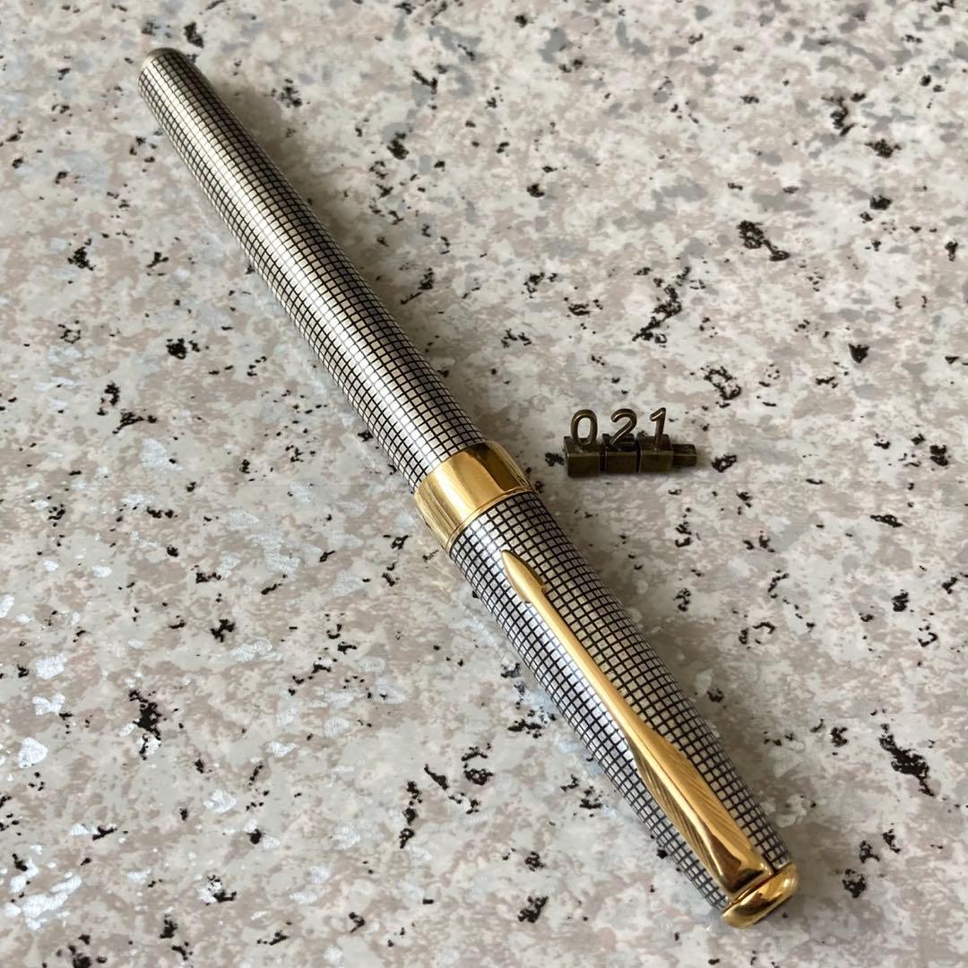 #021 オーバーホール済み 万年筆 パーカー SONNET シズレ18k