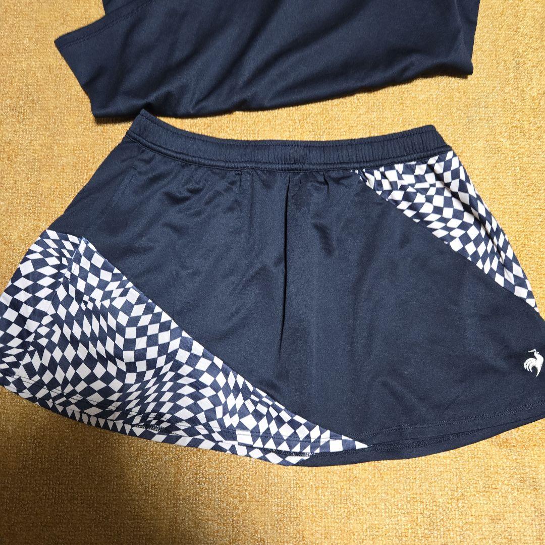 le coq sportif テニスウェアセット 上Oサイズと下Lサイズ