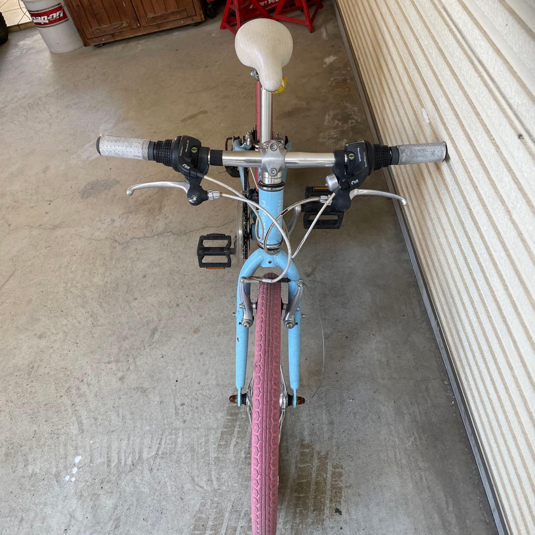 キッズ自転車 20インチ 水色 ピンク 8段変速⭐︎手渡し⭐︎