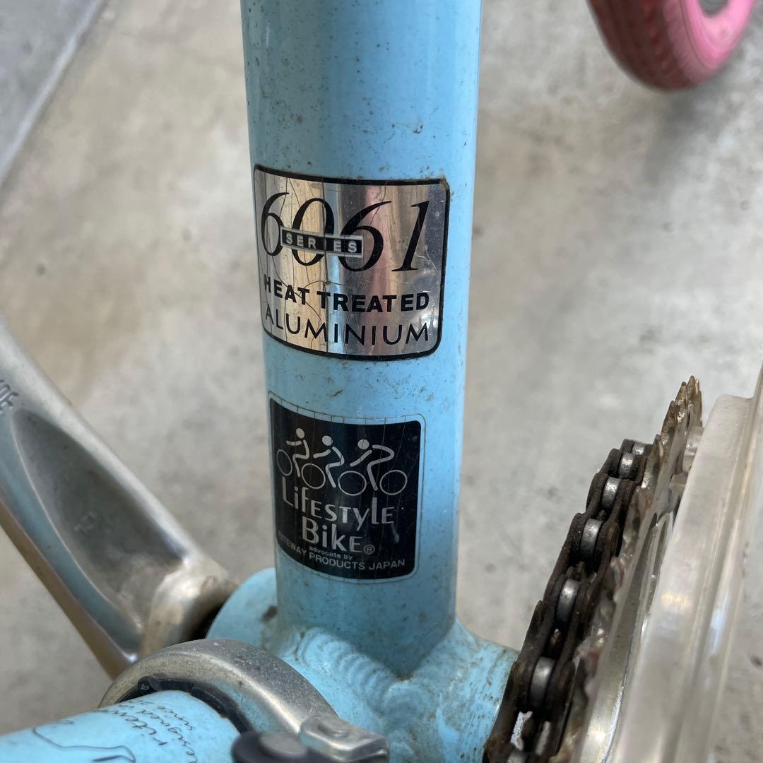 キッズ自転車 20インチ 水色 ピンク 8段変速⭐︎手渡し⭐︎