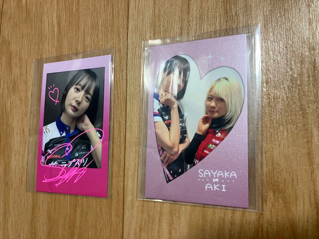 岡田紗佳　二階堂亜樹　チェキ風ブロマイド　Mリーグ　非売品　サイン入り