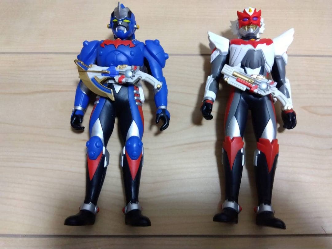 『まる様』専用　 ジャスティライザー・セイザーX ソフビセット