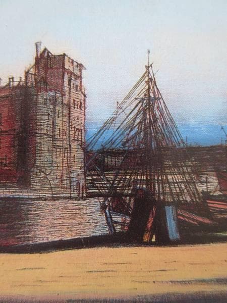 ジャン・カルズー　港　図録・レゾネより　状態良好　新品額付