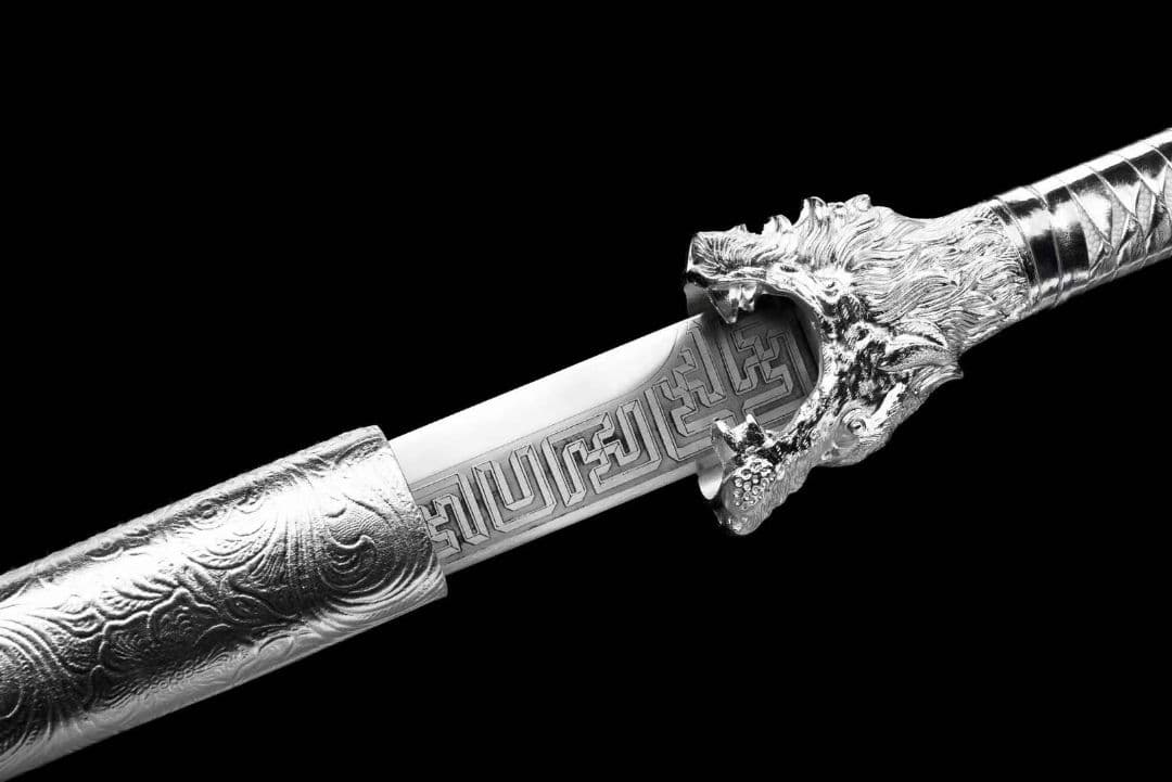 『唐横刀―蒼狼嘯月』古兵器 武具　刀装具　日本刀　模造刀 居合刀