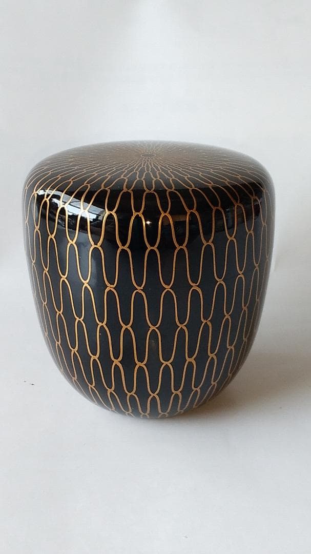 Gojyo初瀬川柳庵 作 出世 アミ棗即中斎好宗匠在判箱書花押共箱共布新品