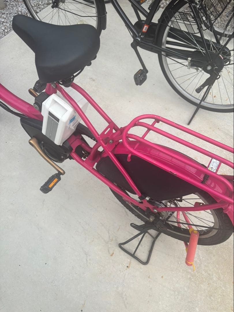 大阪 女性オーナーYAMAHA PAS 電動アシスト自転車 ピンク