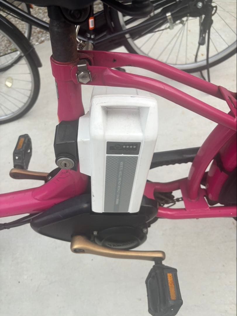 大阪 女性オーナーYAMAHA PAS 電動アシスト自転車 ピンク