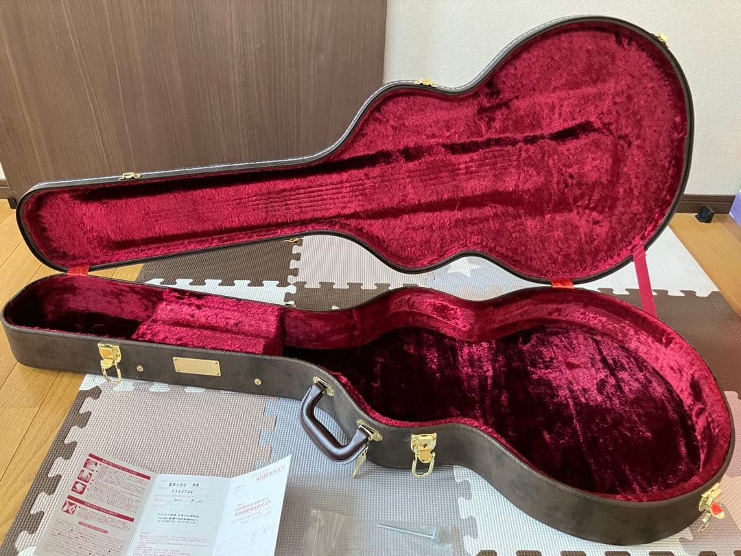 Tokai es-180 セミアコースティックギター レッド