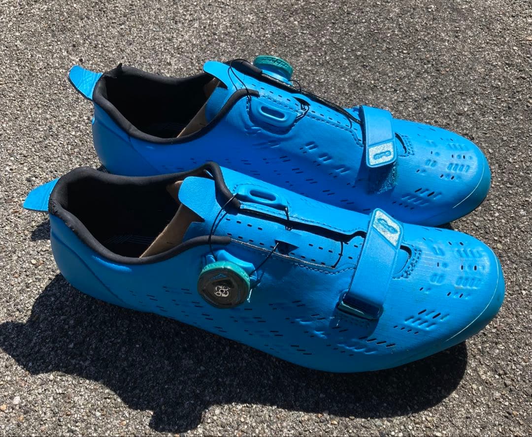 SH-RP901-SB 青 サイクリングシューズ 40.5