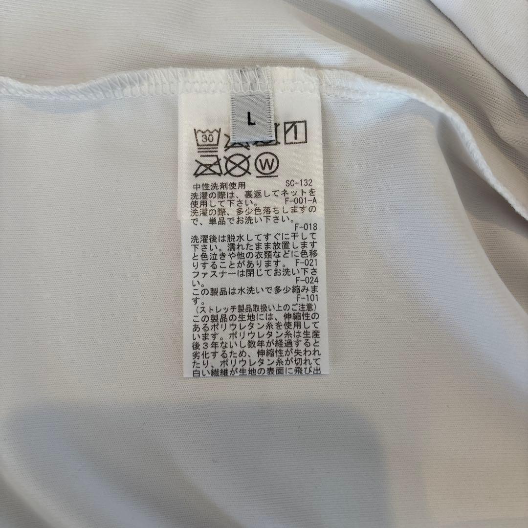 JUN&ROPE' ジッパー付きポロシャツ ホワイト