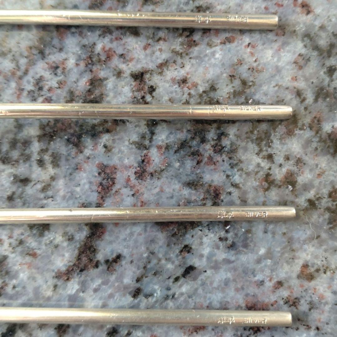 宮田洋平　鋳金　シルバー　銀　マドラー　4本セット