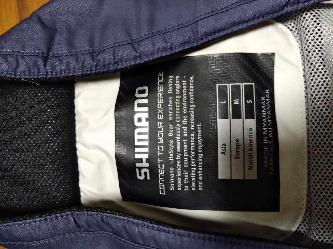 シマノ　LIMITED PRO 鮎　フィッシングベスト ホワイト・ブルー　L