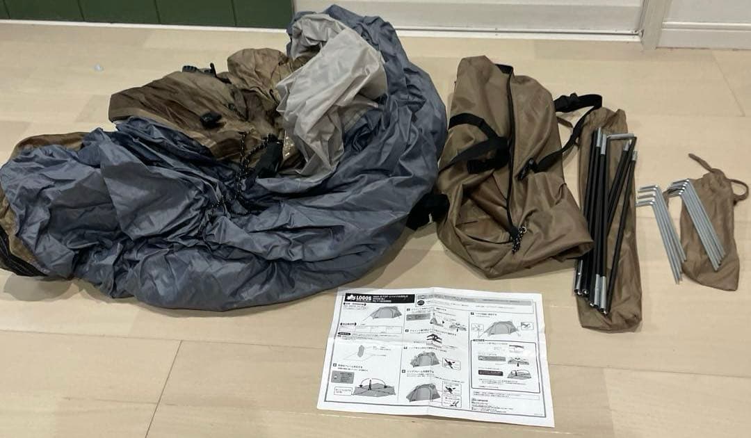 ロゴス LOGOS リバイバルSOLO DOME ワンタッチ テント 美品