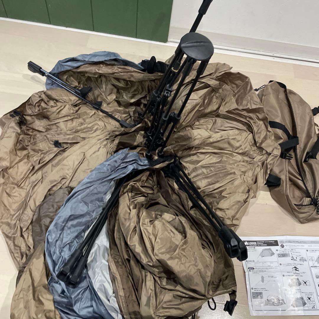 ロゴス LOGOS リバイバルSOLO DOME ワンタッチ テント 美品