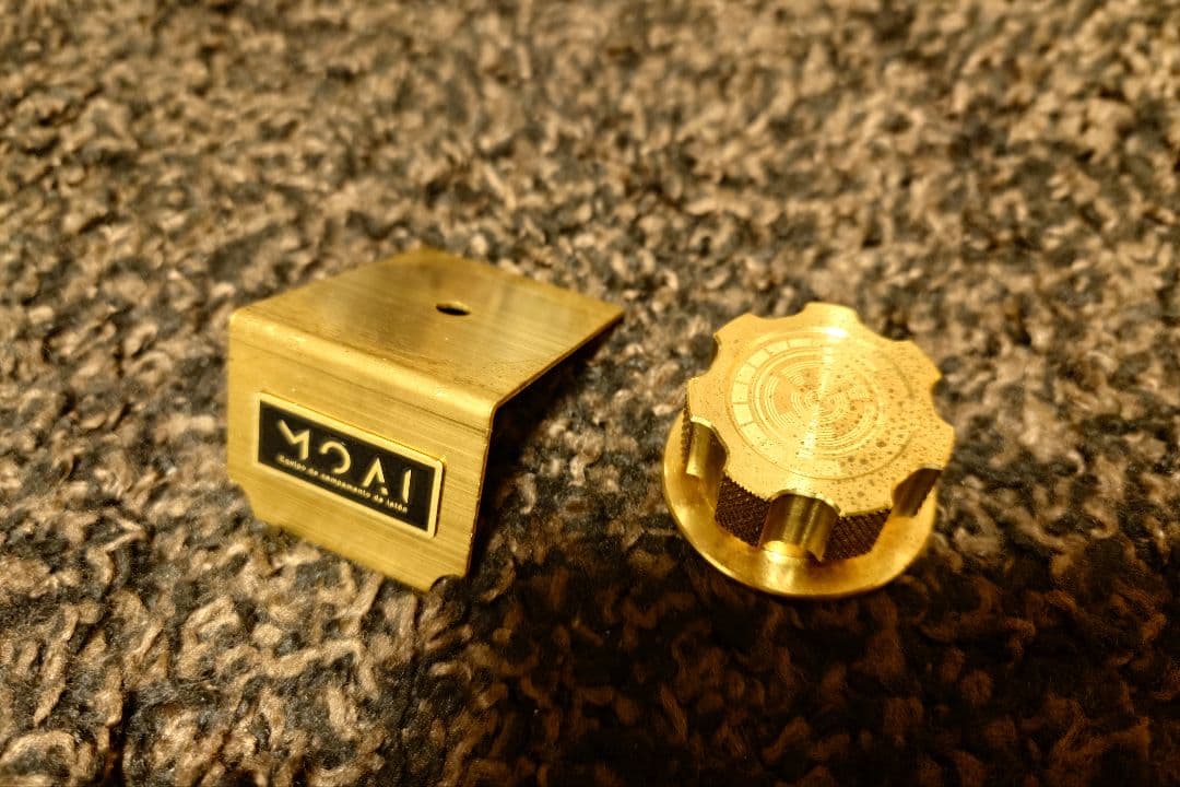 【真鍮】スノーピーク フラットバーナー用 真鍮製ブラケット MOAI